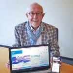 Bürgermeister Franz-Josef Berg präsentiert das neue Online-Angebot der Stadt Dillingen/Saar.