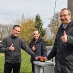 Premiere in Angern: Der erste Haushalt erhielt im April seinen Glasfaseranschluss.