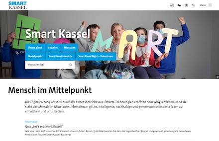 Smart Kassel: Intelligente Vernetzung und die Nutzung neuer Technologien sollen die Lebensqualität der Bürgerinnen und Bürger sowie die Zukunftsfähigkeit der Stadt steigern.
