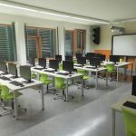 Aufgereiht wie die Zinnsoldaten: Der neu ausgestattete Computerraum der Sekundarschule Parey.