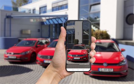 Die App Saskia.mobil ermöglicht die digitale Erfassung von Kfz-Kennzeichen.