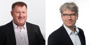 Thomas Wieland (links) hat jetzt Marco Brunzel als Bereichsleiter der Metropolregion Rhein-Neckar abgelöst.