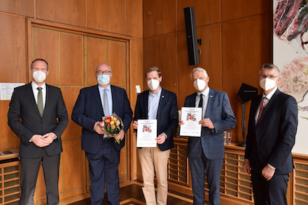 Kreis Coesfeld gewinnt den nordrhein-westfälischen Landespreis für innovative interkommunale Zusammenarbeit.