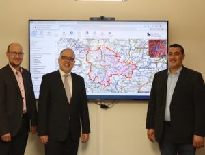 Präsentation des Bürger-GIS für den Kreis Freudenstadt.