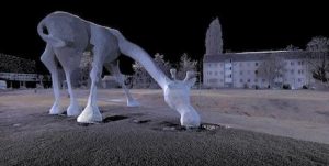 So kann es aussehen: Die Giraffe am Südkopf in Wolfsburg
