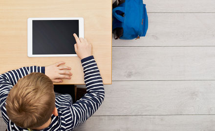 Schulen in Herne sind fast eins zu eins mit Endgeräten ausgestattet.
