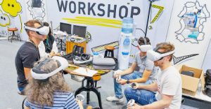 Sieht so das Klassenzimmer von morgen aus? Die Learntec gibt Antworten.