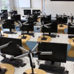 Das Computerkabinett im Heinrich-Hertz-Gymnasium der Stadt Erfurt. 