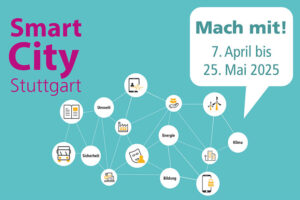 Grafik mit den Daten zur Teilnahme am Smart-City-Masterplan der Stadt Stuttgart.