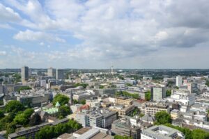 Panoramafoto der Stadt Essen