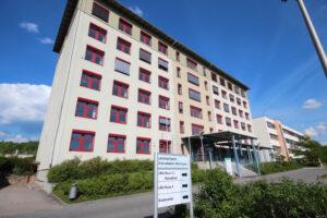 Außenansicht des Landratsamts Schmalkalden-Meiningen.