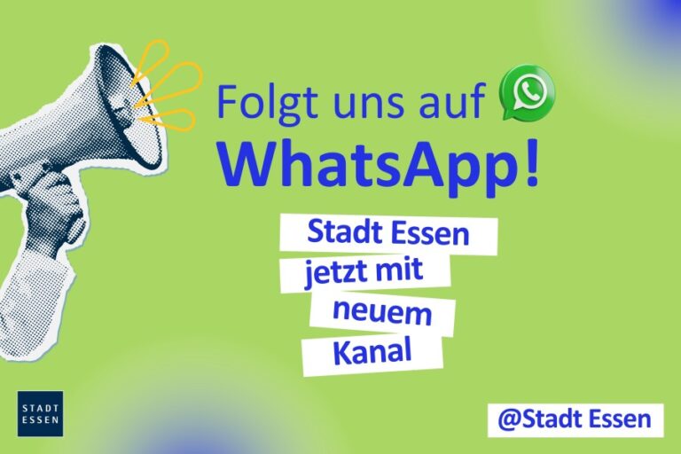 Werbeaufruf für Essen auf WhatsApp