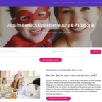Screenshot von Work4Kids, der Jobbörse von Little Bird