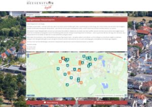 Screenshot vom Mängelmelder Pro in Heusenstamm