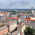 Blick über von Dresden, vom Rathaus aus gesehen.