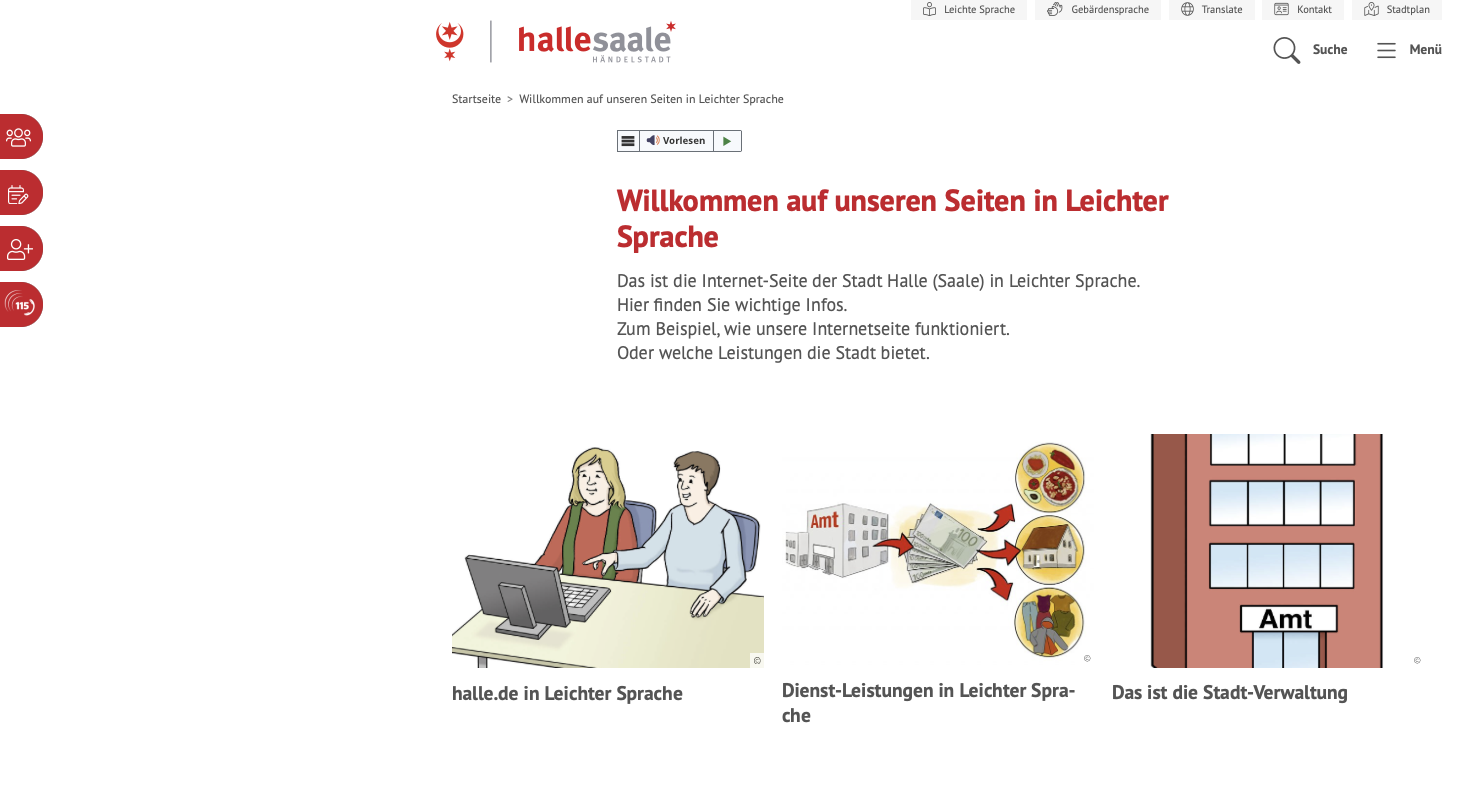Screenshot_website- halle_saale_leichte_sprache