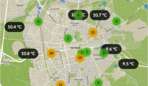 Screenshot Datenplattform Darmstadt
