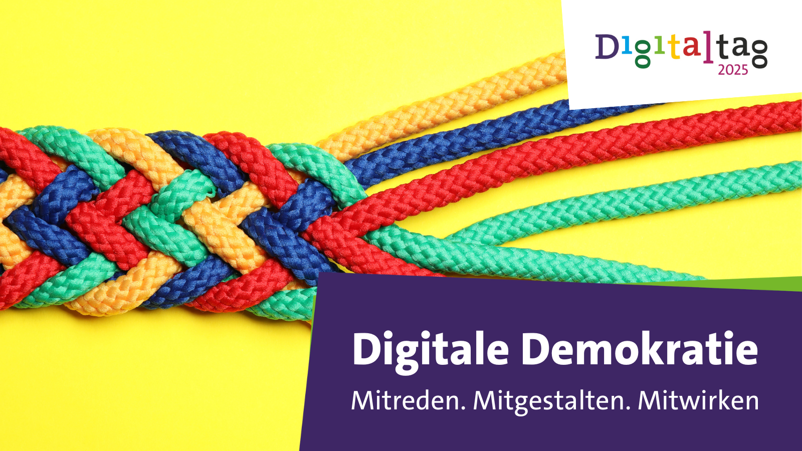 Logo Digitaltag 2025 Digitale Demokratie