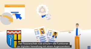 Screenshot aus Erklärvideo zum Passierschein A38