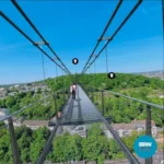 Virtuelle Hängebrücke in Wuppertal