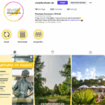 Screenshot des Instagram-Kanals visitpforzheim.de