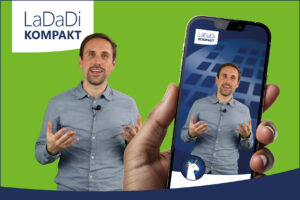 Der Nachrichtensprecher von LaDaDi KOMPAKT sieht verblüffend echt aus, ist aber ein Avatar.