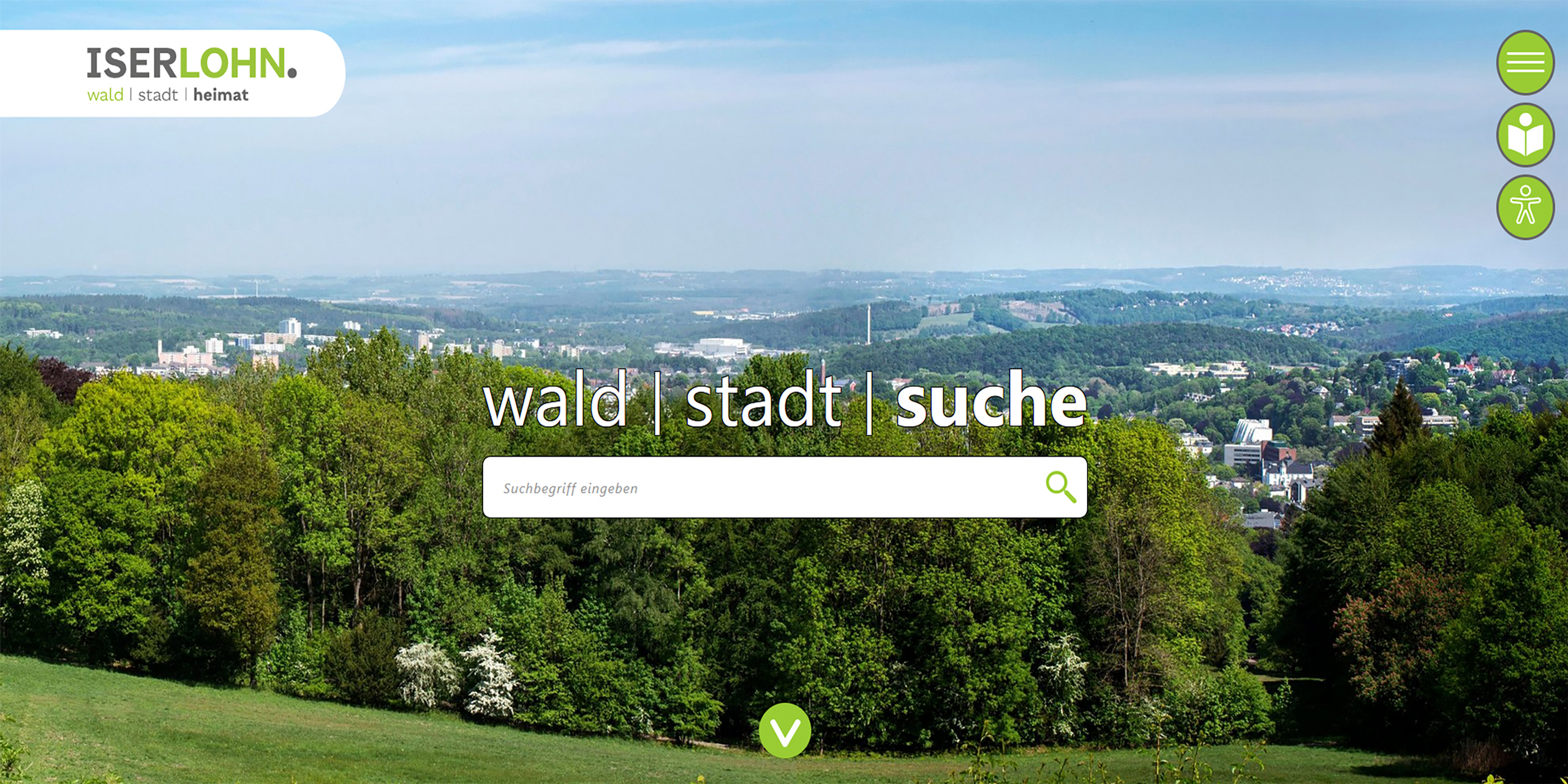 Screenshot Homepage Iserlohn