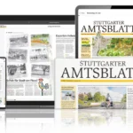 Verschiedene Versionen des Stuttgarter Amtsblatts