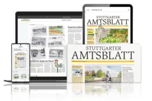 Verschiedene Versionen des Stuttgarter Amtsblatts