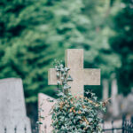 Friedhof Kreuz Grabstein