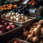 Bild von einem Marktstand