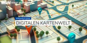 Screenshot der Startseite des DigiTal Zwilling Wuppertal.