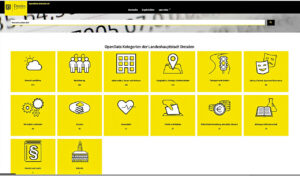 Screenshot des Open-Data-Portals der Stadt Dresden.