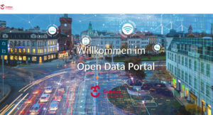 Screenshot der Startseite des Cottbuser Open-Data-Portals