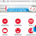 Screenshot der Startseite von hannover.gov.de.