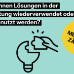 Fragestellung er Umfrage mit einem Störer "Deine Meinung zählt"