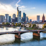 Skyline der Stadt Frankfurt am Main