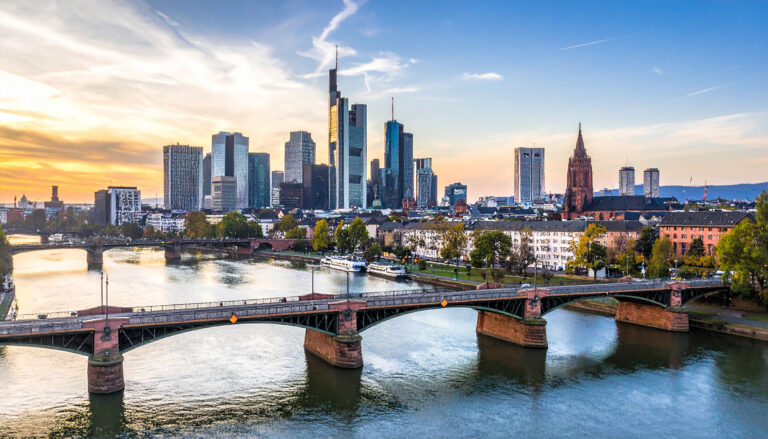 Skyline der Stadt Frankfurt am Main