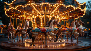 Karussell bei Nacht