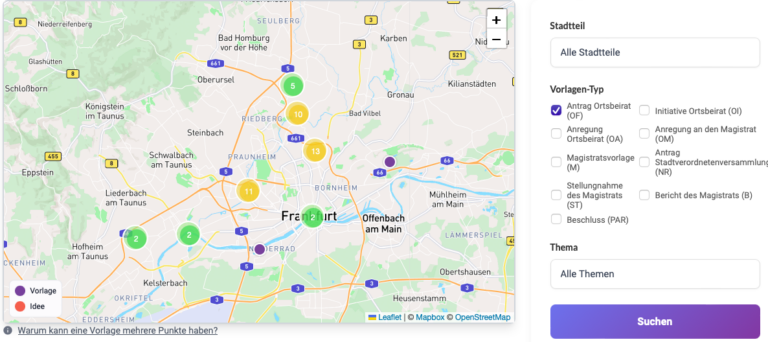 Screenshot von Frankfurt-gestalten.de