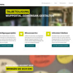 Screenshot der Startseite von Talbeteiligung.de.