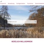 Screenshot Startseite Augustdorf.de