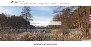 Screenshot Startseite Augustdorf.de