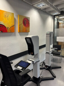 Die Fototerminals bestehen aus einer Kamera und einem Touchpad.