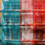 eingerüstetes Gebäude Bauwesen Baugenehmigung