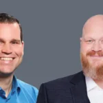 Porträtaufnahme von Simon Herr und Peter Höcherl.