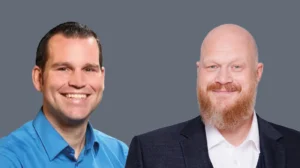 Porträtaufnahme von Simon Herr und Peter Höcherl.