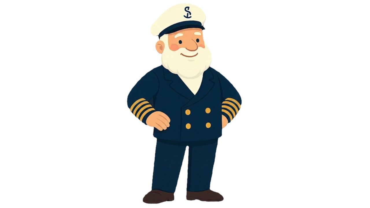 Der Chatbot der Hansestadt Stade hat das Aussehen eines Kapitäns.