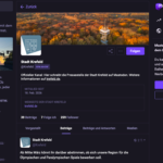 Screenshot des Krefelder Kanals auf Mastodon.