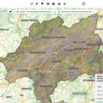 Screenshot des DigiTal Zwilling Wuppertal mit den eingeblendeten Bodenfeuchtedaten.